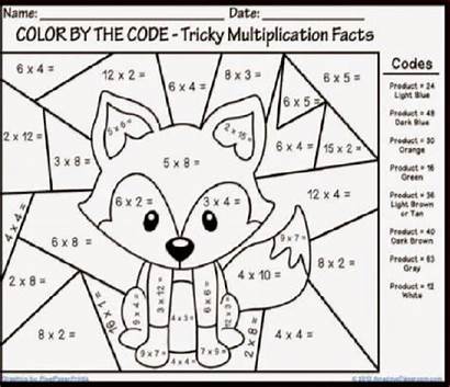 Math Worksheets Coloring Mystery Sheets Sheet Worksheet