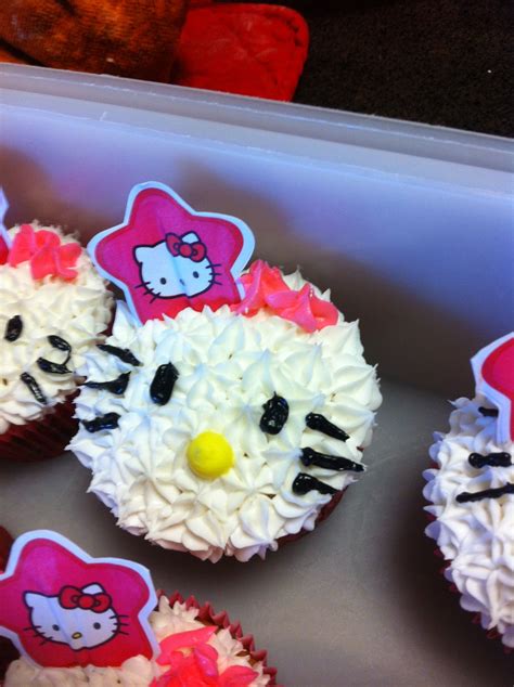 Hello Kitty Cupcakes Hello Kitty Cake Cupcake Cakes Hello Kitty