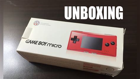 Nintendo Game Boy Micro Unboxing Psivewri Youtube