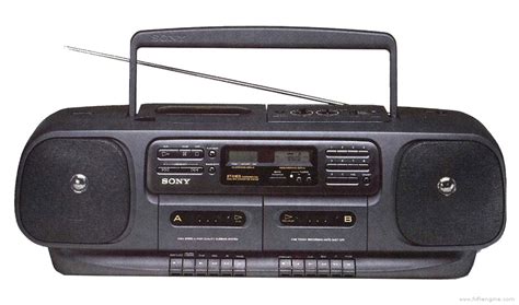 Sony Cfd 125 Manual Portable Cd Radio Cassette Recorder Hifi Engine
