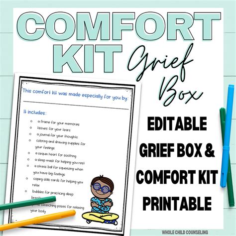 How To Create A Grief Box Or Comfort Kit For Kids And A Building Block