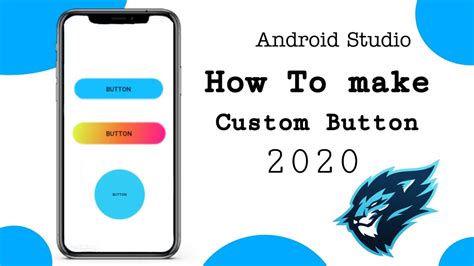 Custom Buttons Design Android Studio Tutorial 2020 How To Create