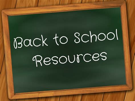 Master List Of Back To School Resources