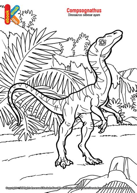 dinosaurus compsognathus  anak