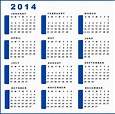 Yearly Calendar 2014 , Printable Calendar 2014, Blank Calendar 2014 ...