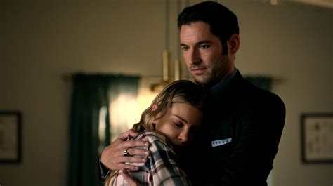 Lucifer And Chloe Hug Lucifer S02e07 My Little Monkey Review