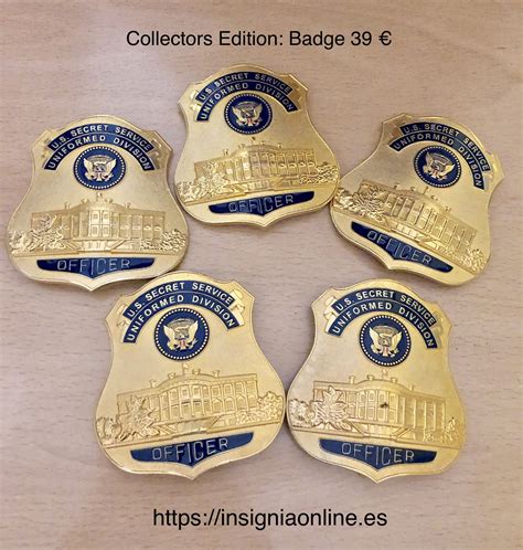 Us Secret Service Uniformed Division Officer Badge “collectors