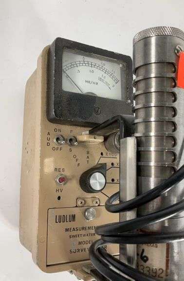 Ludlum Model 3 Survey Meter Hash Auctions