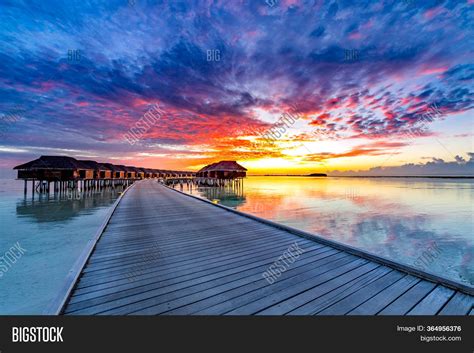 Beautiful Sunset Beach Image And Photo Free Trial Bigstock