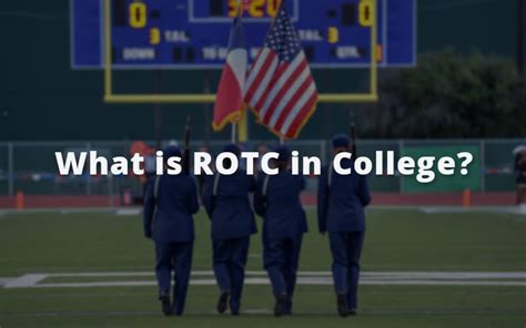 What Is Rotc In College Rotc Service Obligation Plexuss