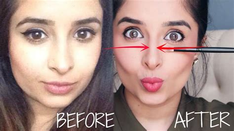 How to contour a nose to look smaller. Contour Your Nose Like A Pro! | A Smaller Thinner Nose Without Plastic Surgery - YouTube