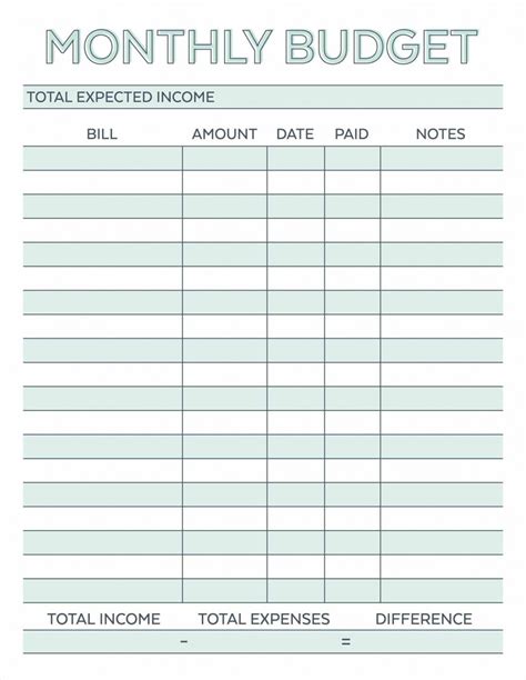 Monthly Bill Organizer Template Excel Addictionary