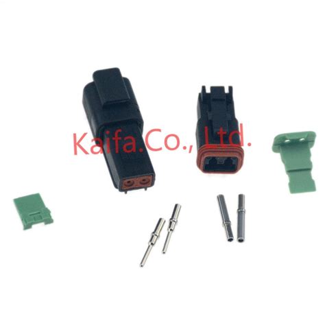Black Sets Kit Deutsch Dt Pin Waterproof Electrical Wire Connector My