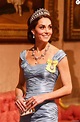 La duchesse Catherine de Cambridge (Kate Middleton) lors du dîner de ...