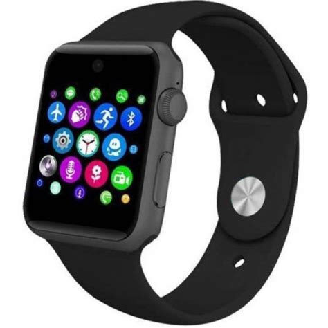 Raysx Mobile Watch With Calling And Bluetooth Smartwatch Black Strap Free