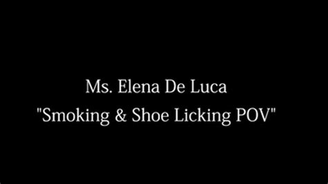 smoking and shoe licking pov elena de luca fetish and pov clips4sale