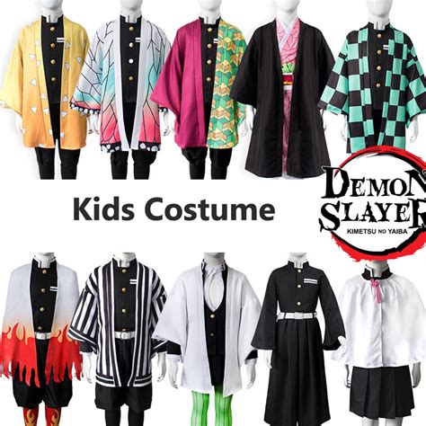 Us 2999 All Characters Anime Demon Slayer Cosplay Kids Costume