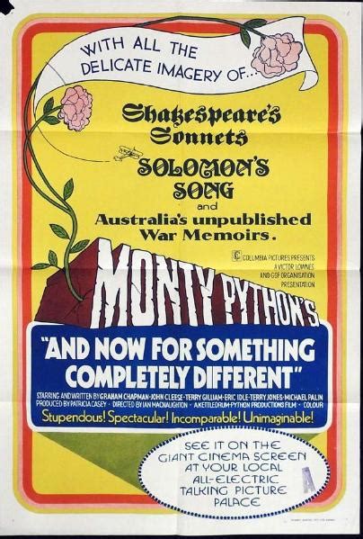 Monty Python S And Now For Something Completely Different