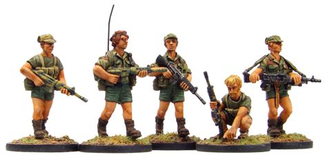 100mod120 28mm 1970s Rhodesian Light Infantry Set Eureka Miniatures Usa