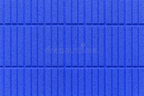 Blue Stone Wall With Stripes Texture And Seamless Background Stock