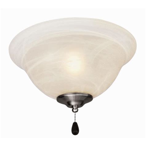 However, they do not include a pull handle at the bottom, making it difficult to open the the stock frosted glass shade for my ceiling fan was nice and all, but the frosted glass wasn't letting enough light through. Design House 3-Light Satin Nickel Ceiling Fan Light Kit ...