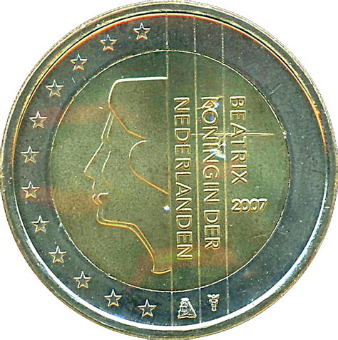 2 Euros Beatrix 2e Carte Pays Bas Numista