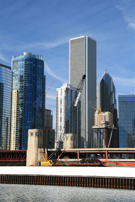 The High Rise Buildings In Chicago Stock Photo Image Of Pier High