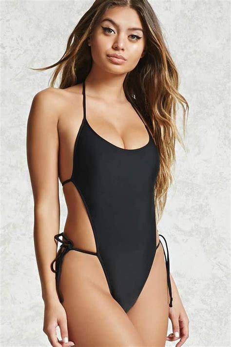 Forever 21 Strappy One Piece Swimsuit One Piece Women Swimsuits