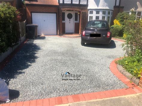 Granite Gravel Driveway With Red Brick Edge In Chelmsford Vantage