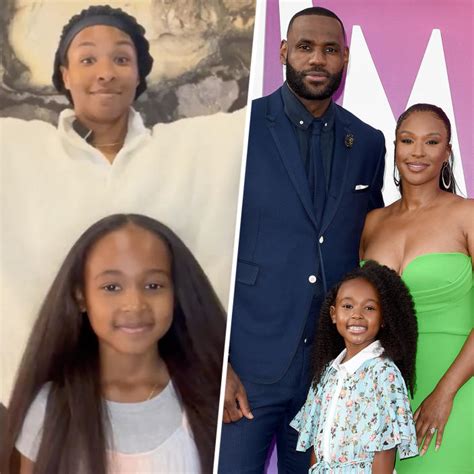 Watch Lebron James Daughter Get Hair Trimmed And Styled By Her Mom