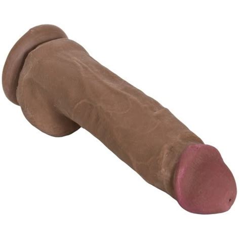 real man cyberskin perfect pecker 8 brown sex toys and adult