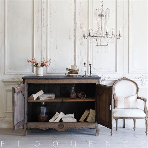 Eloquence French Country Style Antique Sideboard Kathy Kuo Home