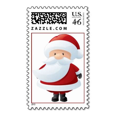 Santa Claus Christmas Holiday Postage Christmas Holidays