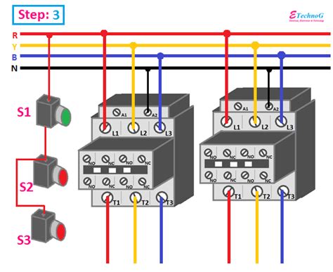 Contactor Interlocking Circuit And Wiring Diagram ETechnoG