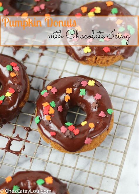 Gluten free low carb keto. Pumpkin Donuts with Chocolate Icing | Recipe | Delicious ...