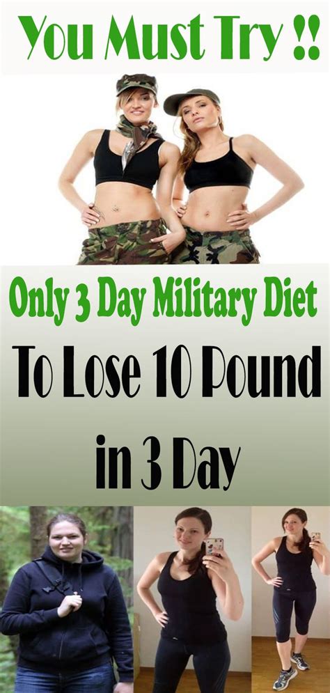 3 Day Military Diet To Lose 10 Pounds In 3 Day