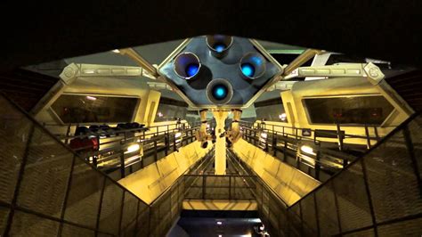 Space Mountain With The Lights On Via The Peoplemover Youtube