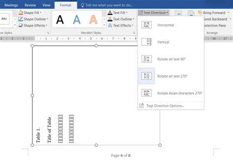 How To Reverse Text Direction In Word