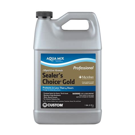Custom Building Products Aqua Mix Sealers Choice Gold 4 Qt