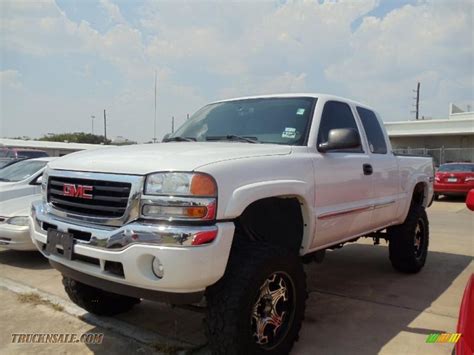 2006 Gmc Sierra 1500 Z71 Extended Cab 4x4 In Summit White 255006