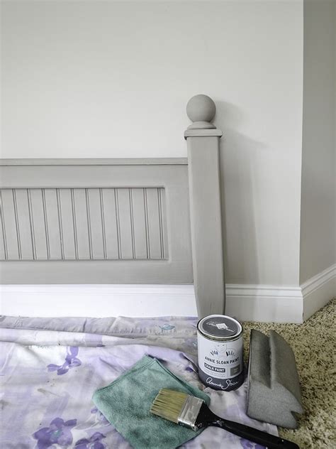 How To Paint A Bed With Chalk Paint Tween Bedroom Makeover In The One