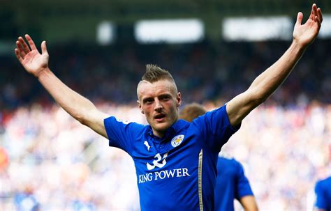 Jamie Vardy Scores Against Manchester United In First Premier League