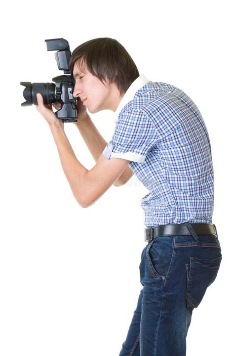 Young Man Photographer Stock Image Image Of Handsome 23039359