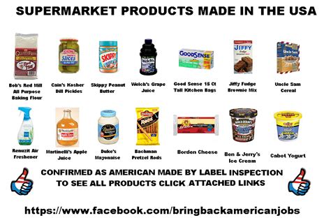 Some Products Made In The Usa Usa Products Made In America American