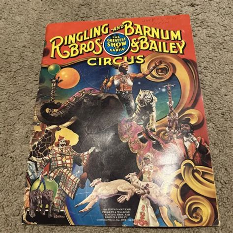 Vtg Ringling Bros Barnum Bailey Circus Th Souvenir Program With
