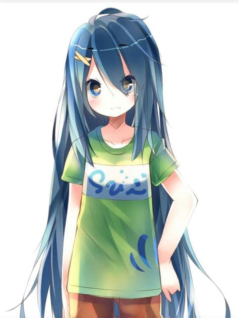 Anime Girl With Blue Hair Anime Girl Manga Girl Anime Blue Hair