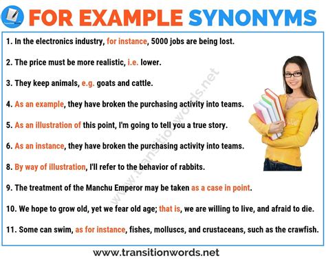 Other Ways To Say For Example List Of 26 Powerful Synonyms For For