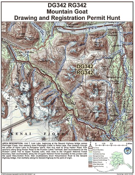 Map Of Dg342 Alaska Department Of Fish And Game