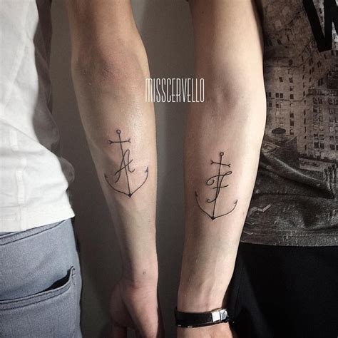Anchor Couple Tattoos Anchor Tattoos Best Couple Tattoos
