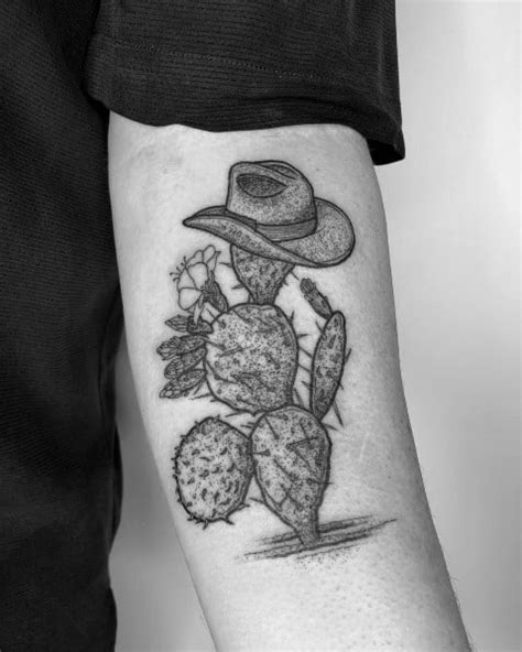 60 Cowboy Hat Tattoo Ideas For Men Western Designs